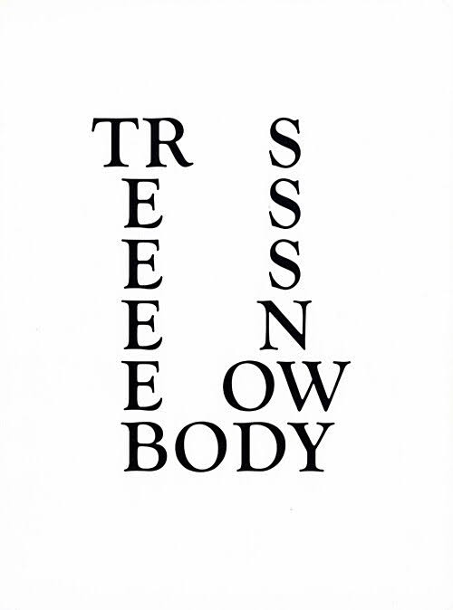 사진집. Tree, Body and Snow