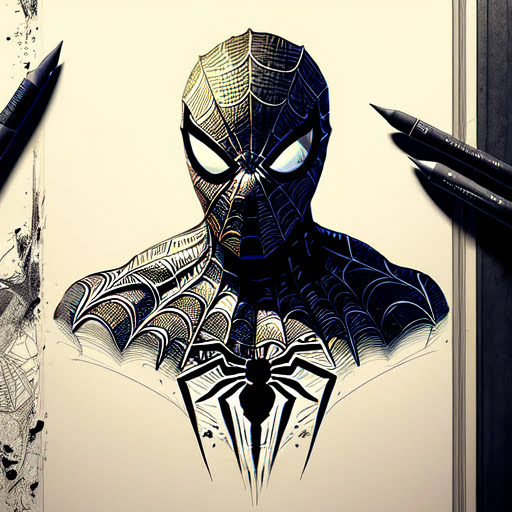 스파이더맨: stable diffusion 스파이더맨: stable diffusion