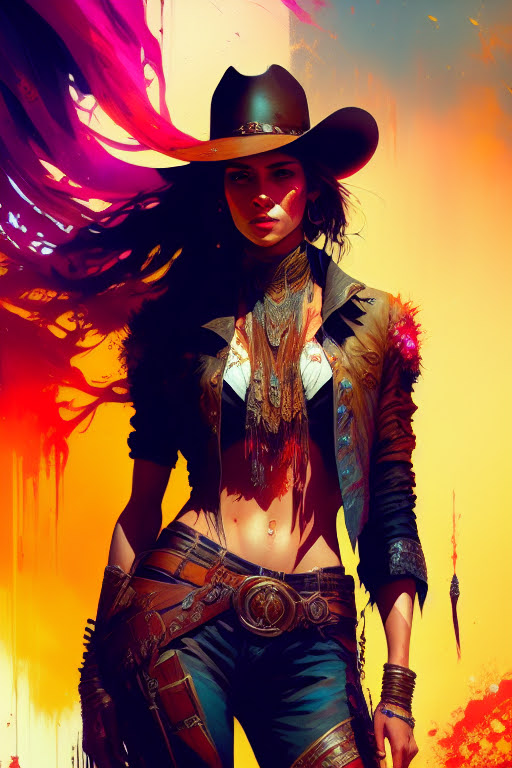 재스민과 나엘리: stable diffusioin