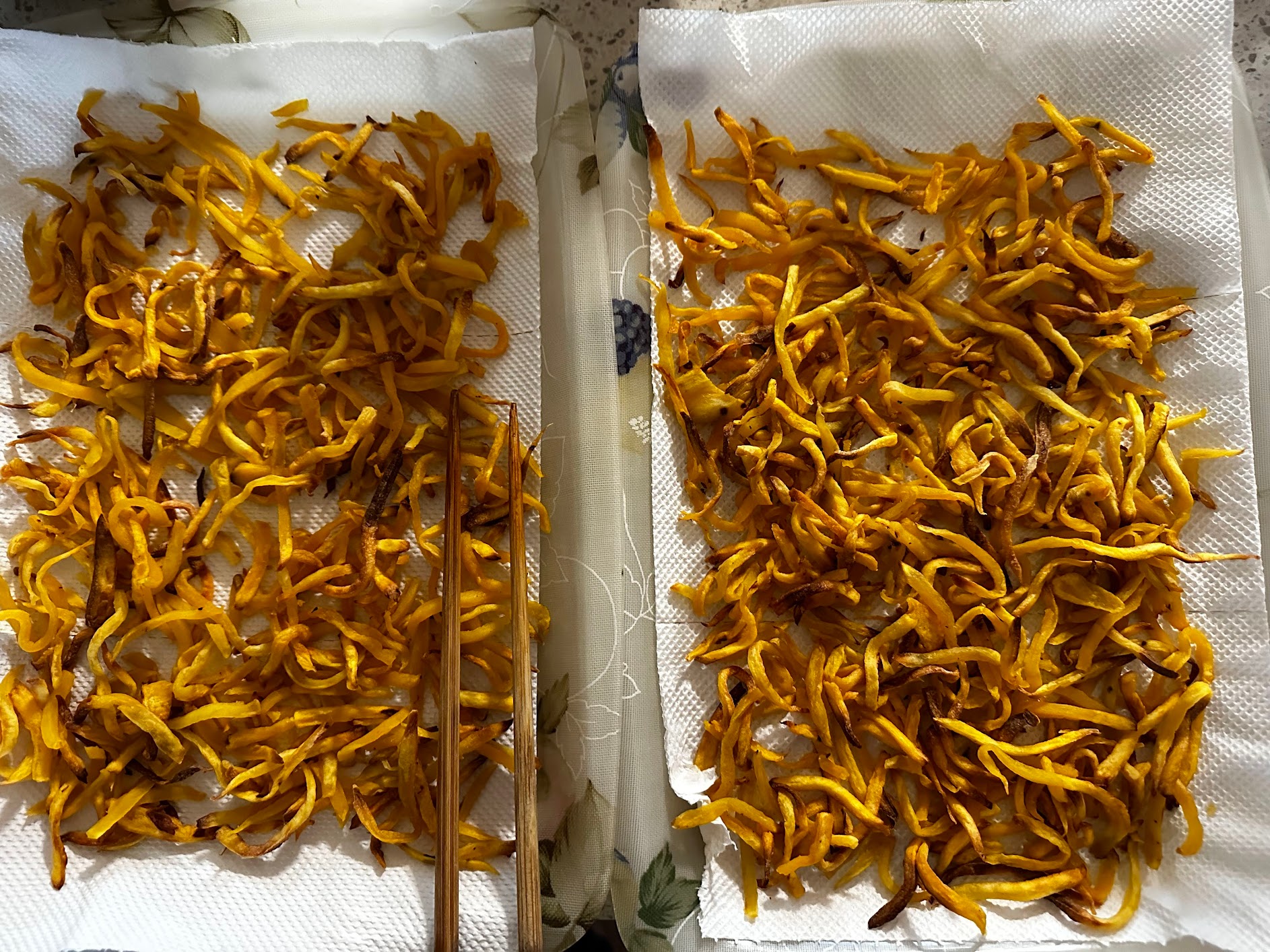 고구마 스틱 (에어프라이 vs. 오븐)