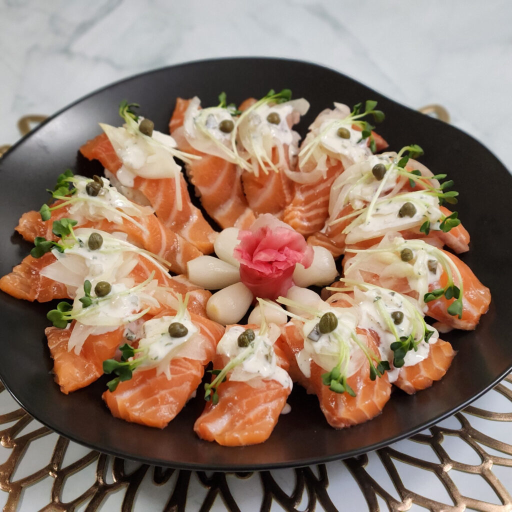 연어 초밥 레시피 (4인분)